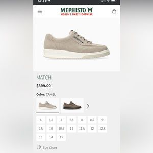 Mens sz 13 Mephisto Match shoes